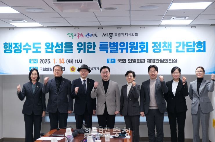 행정수도 완성을 위한 특별위원회 간담회